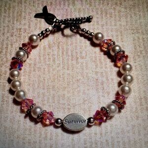 Breast Cancer Awareness Survivor Bracelet